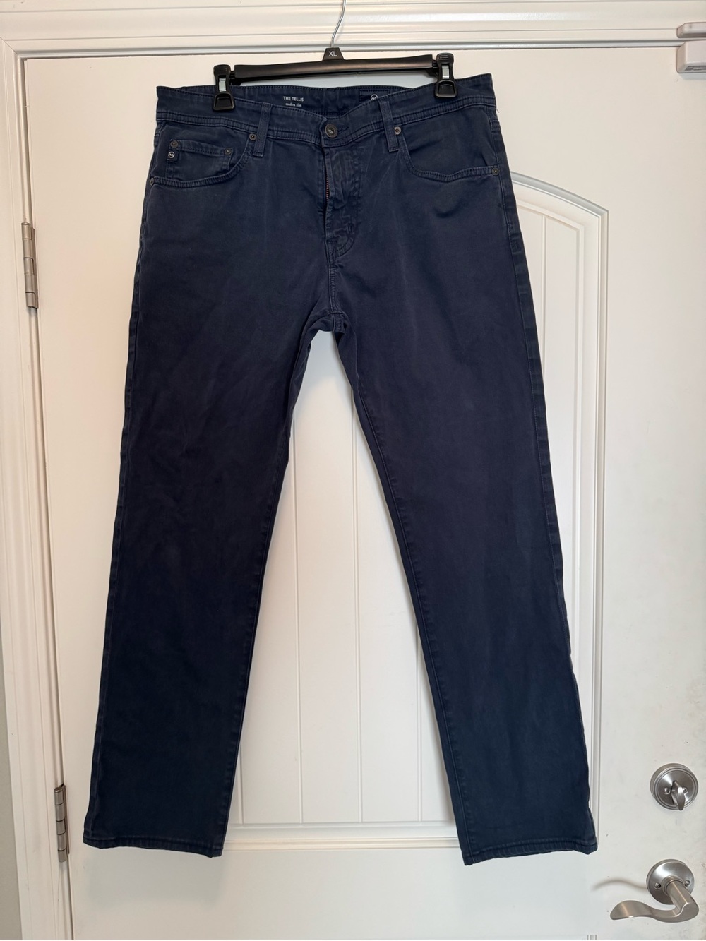 AG Adriano Goldschmied The Tellis Modern Slim Pants Navy Blue 33x34